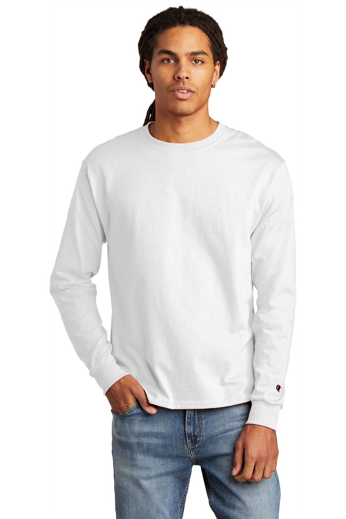 Champion  ®   Heritage 5.2-Oz. Jersey Long Sleeve Tee CC8C