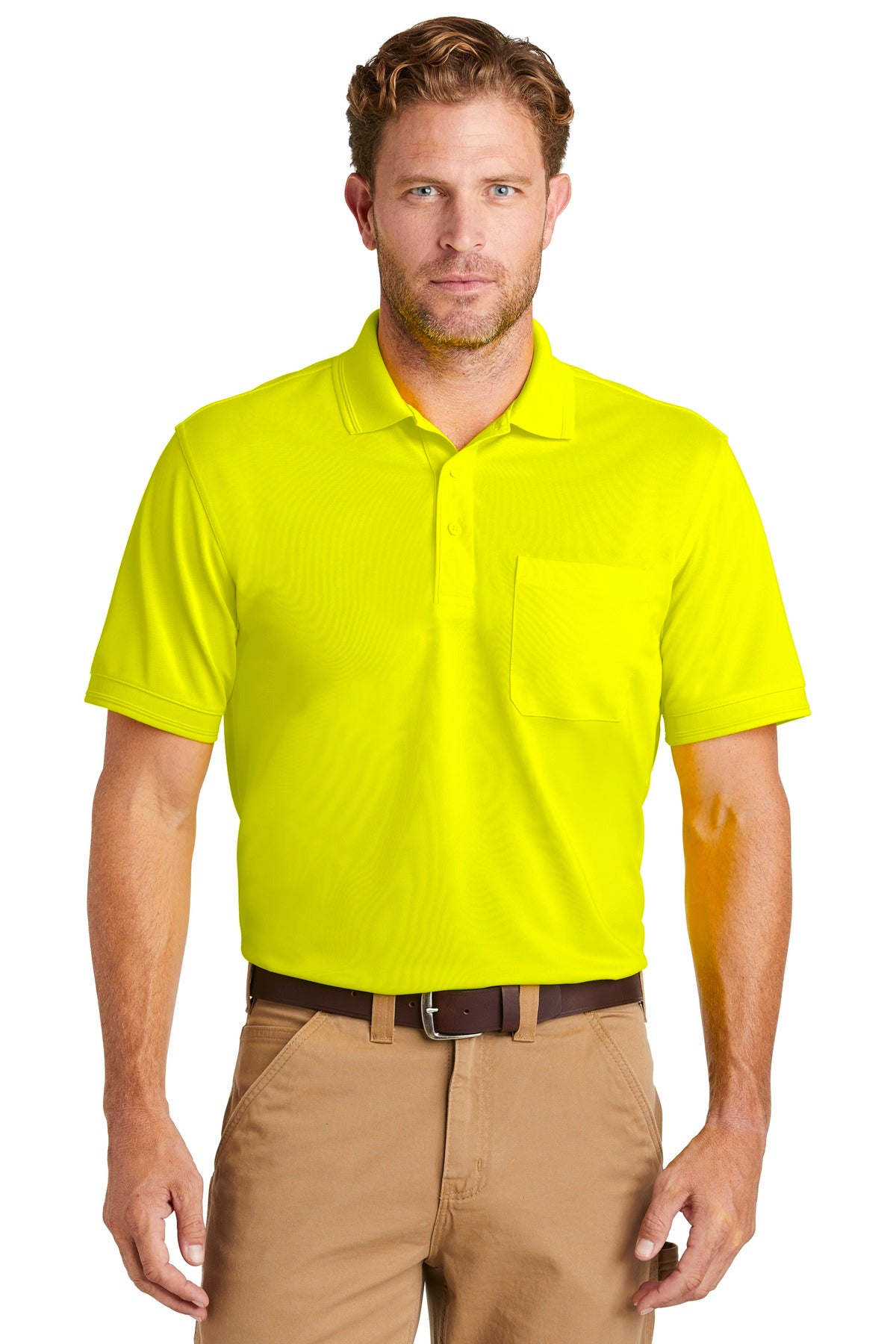 CornerStone  ®  Industrial Snag-Proof Pique Pocket Polo. CS4020P