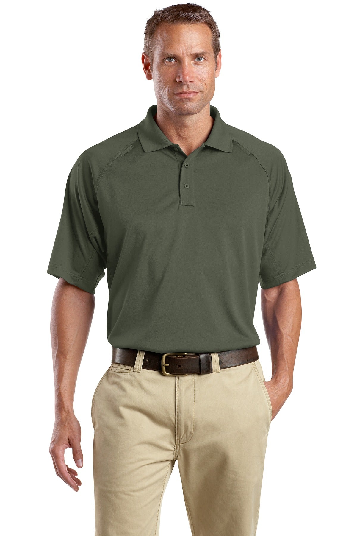 CornerStone ®  - Select Snag-Proof Tactical Polo. CS410 - Tactical Green