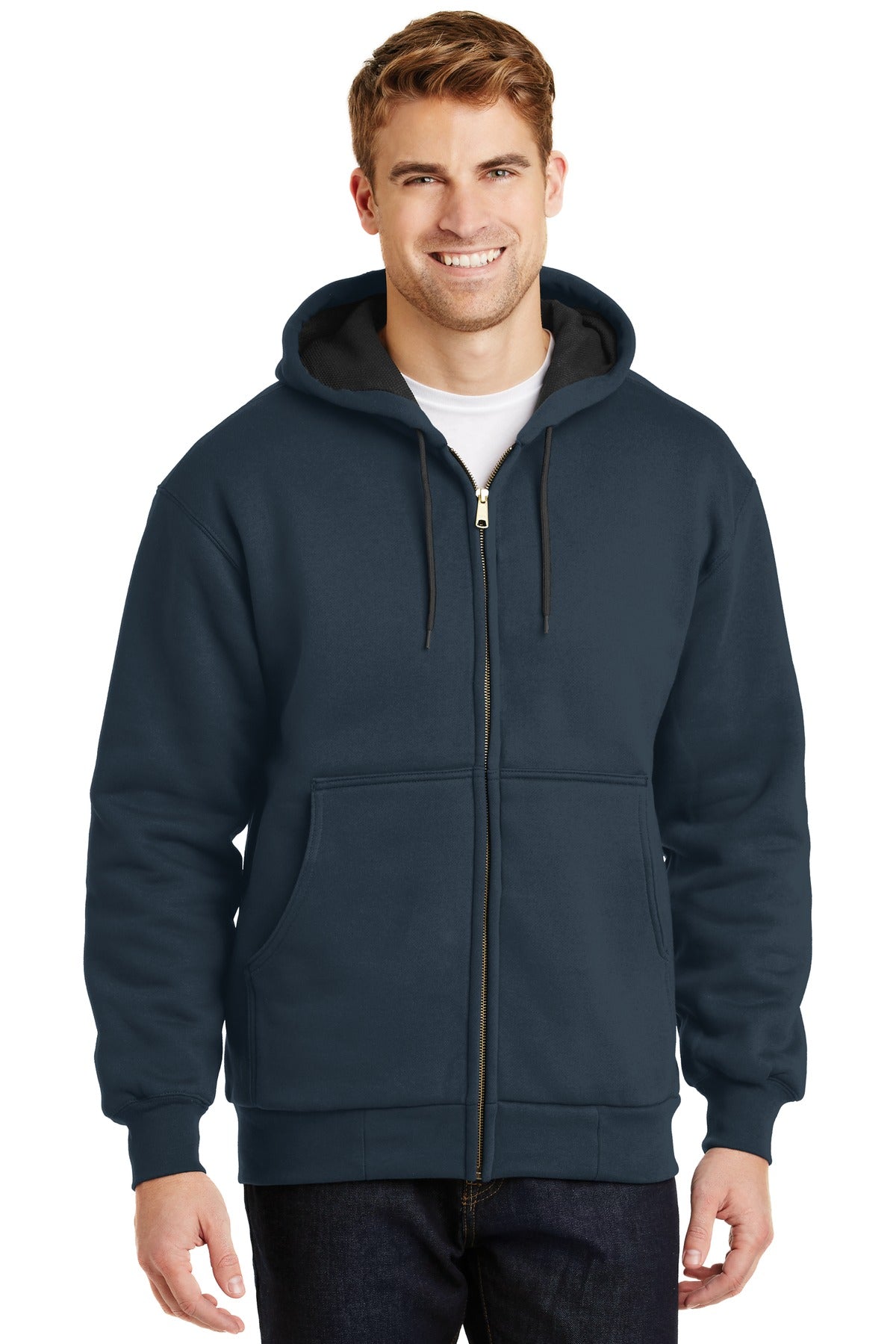 CornerStone ®  - Heavyweight Full-Zip Hooded Sweatshirt with Thermal Lining.  CS620