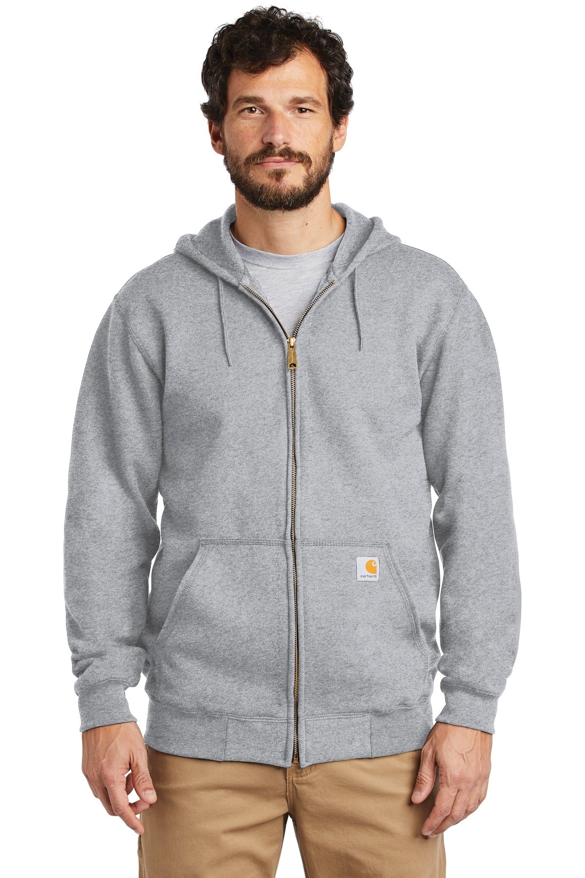 Carhartt ® Midweight Hooded Zip-Front Sweatshirt. CTK122