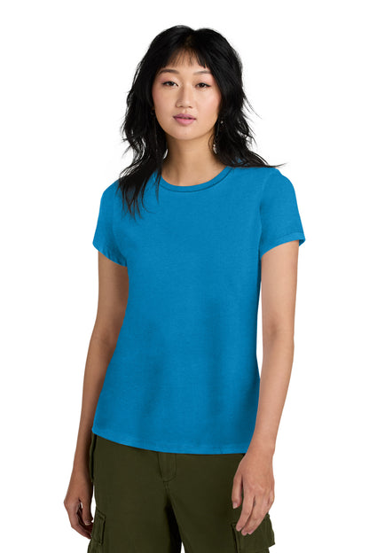 District ®  Women's Perfect Weight ® Tee. DM104L - Bright Turquoise