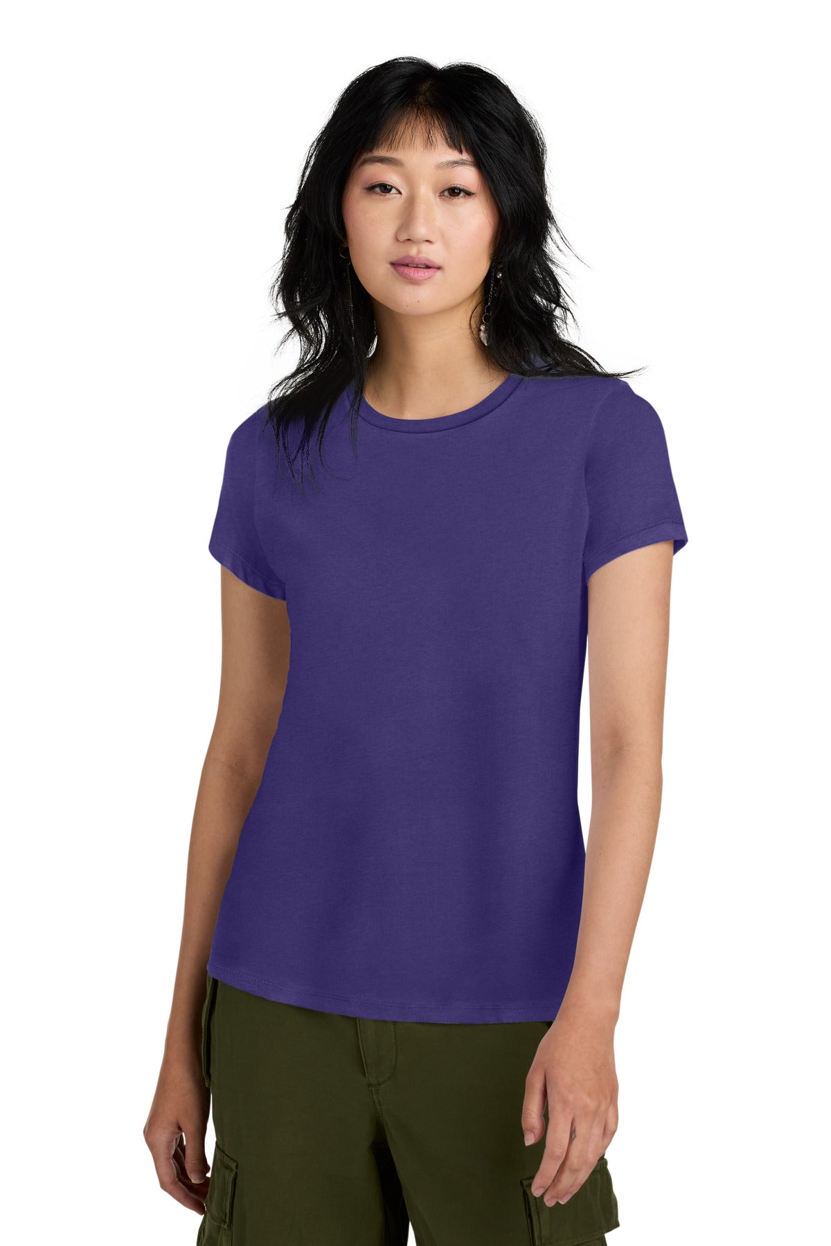 District ®  Women's Perfect Weight ® Tee. DM104L - Purple