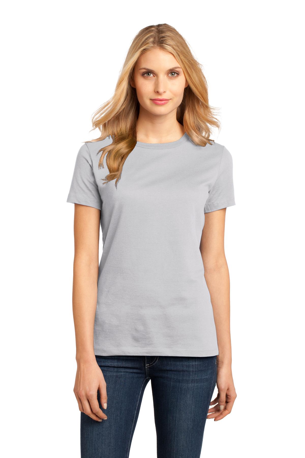 District ®  Women's Perfect Weight ® Tee. DM104L - Silver