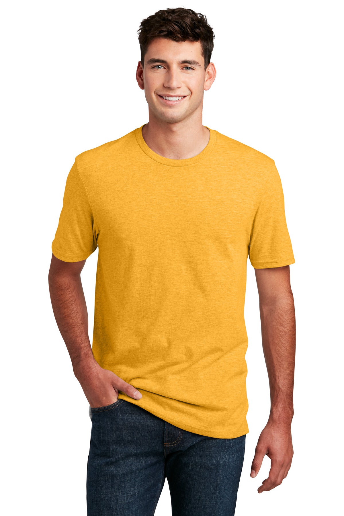 District ®  Perfect Blend ®  CVC Tee. DM108 - Gold Heather