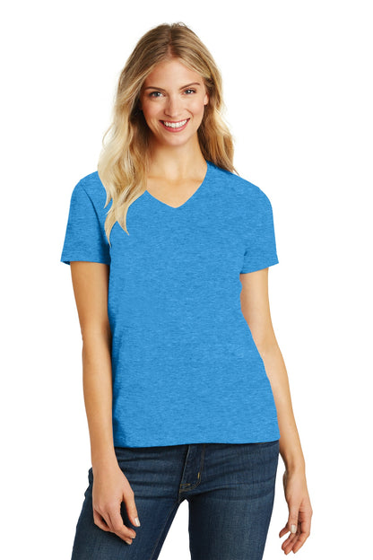 District ®  Women's Perfect Blend ®  CVC V-Neck Tee. DM1190L