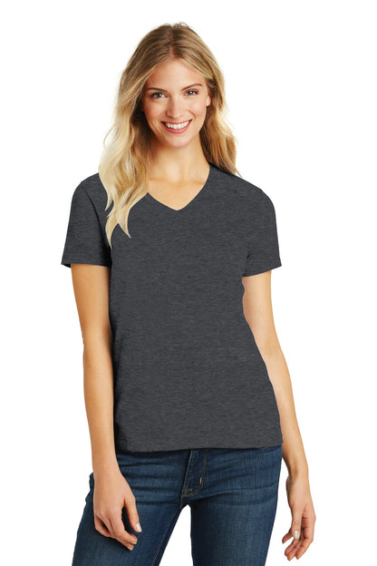 District ®  Women's Perfect Blend ®  CVC V-Neck Tee. DM1190L