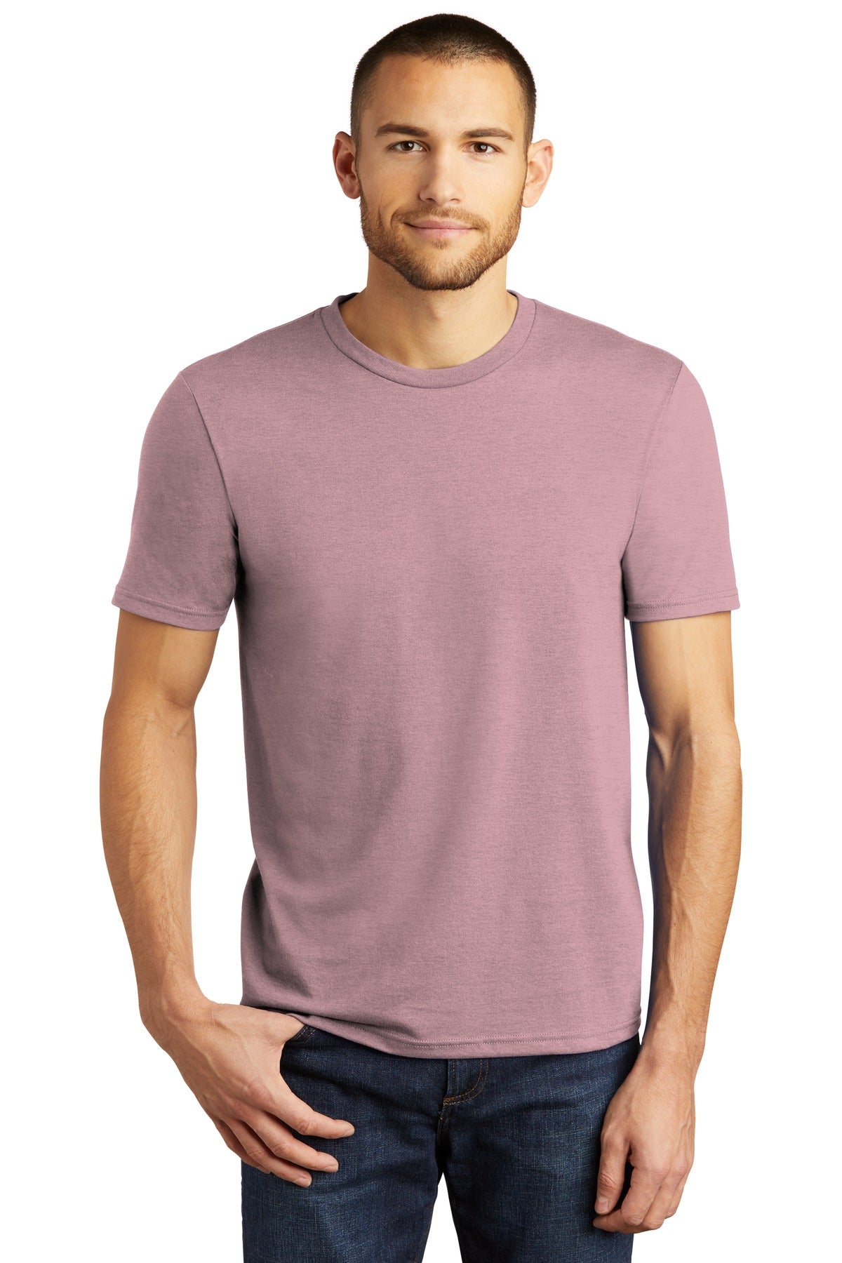 District  ®  Perfect Tri ® Tee. DM130 - Heathered Lavender