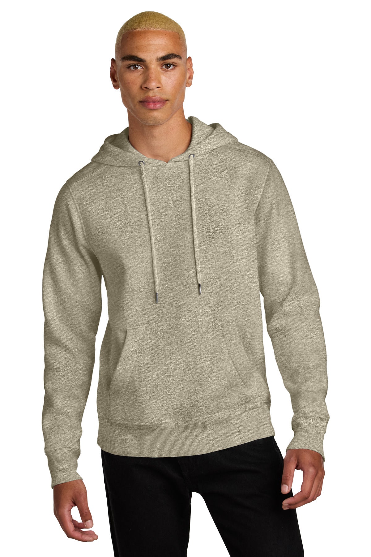 District  ®  Perfect Weight  ®  Fleece Hoodie DT1101 - Heathered Latte