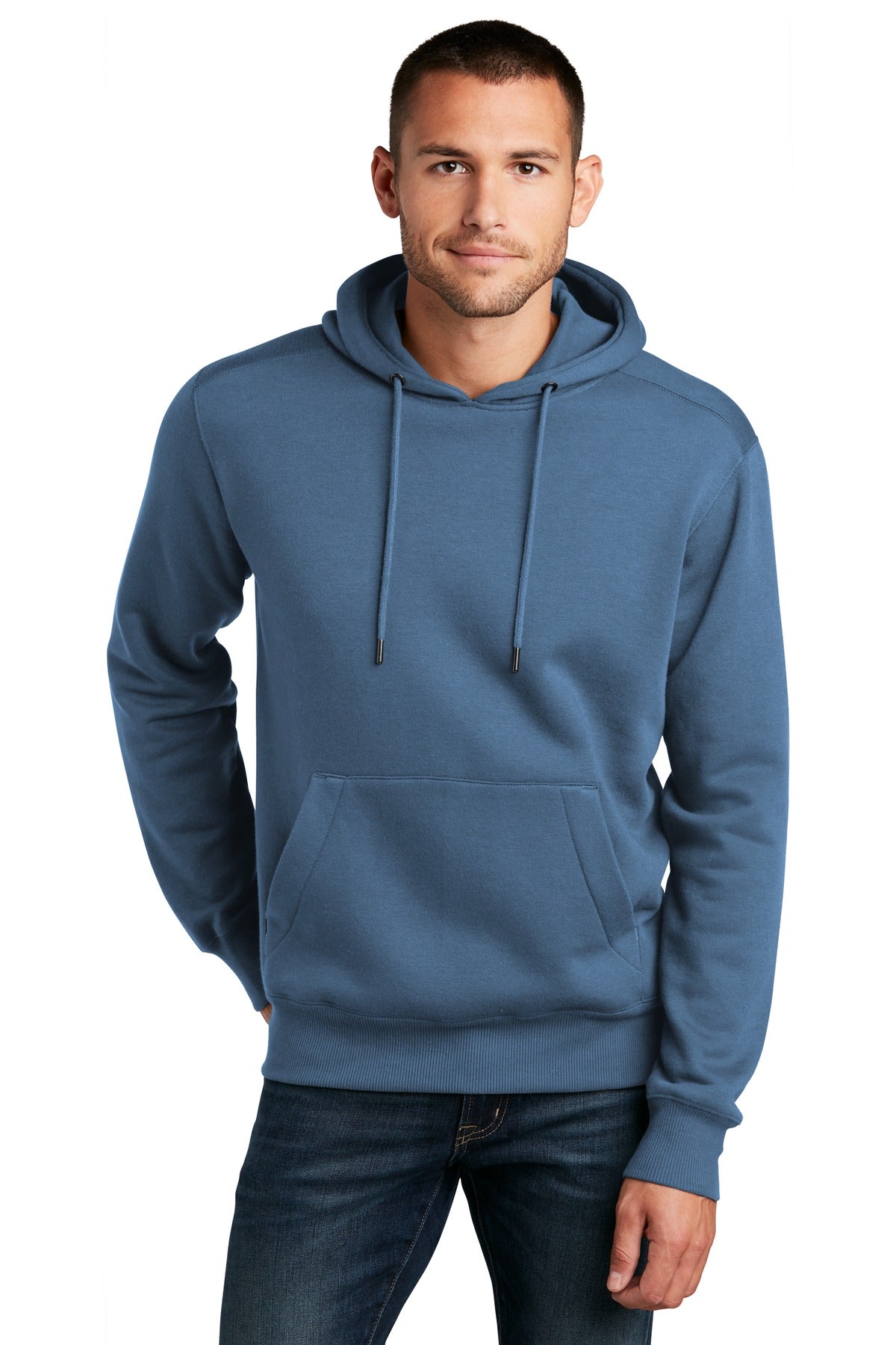 District  ®  Perfect Weight  ®  Fleece Hoodie DT1101 - Maritime Blue