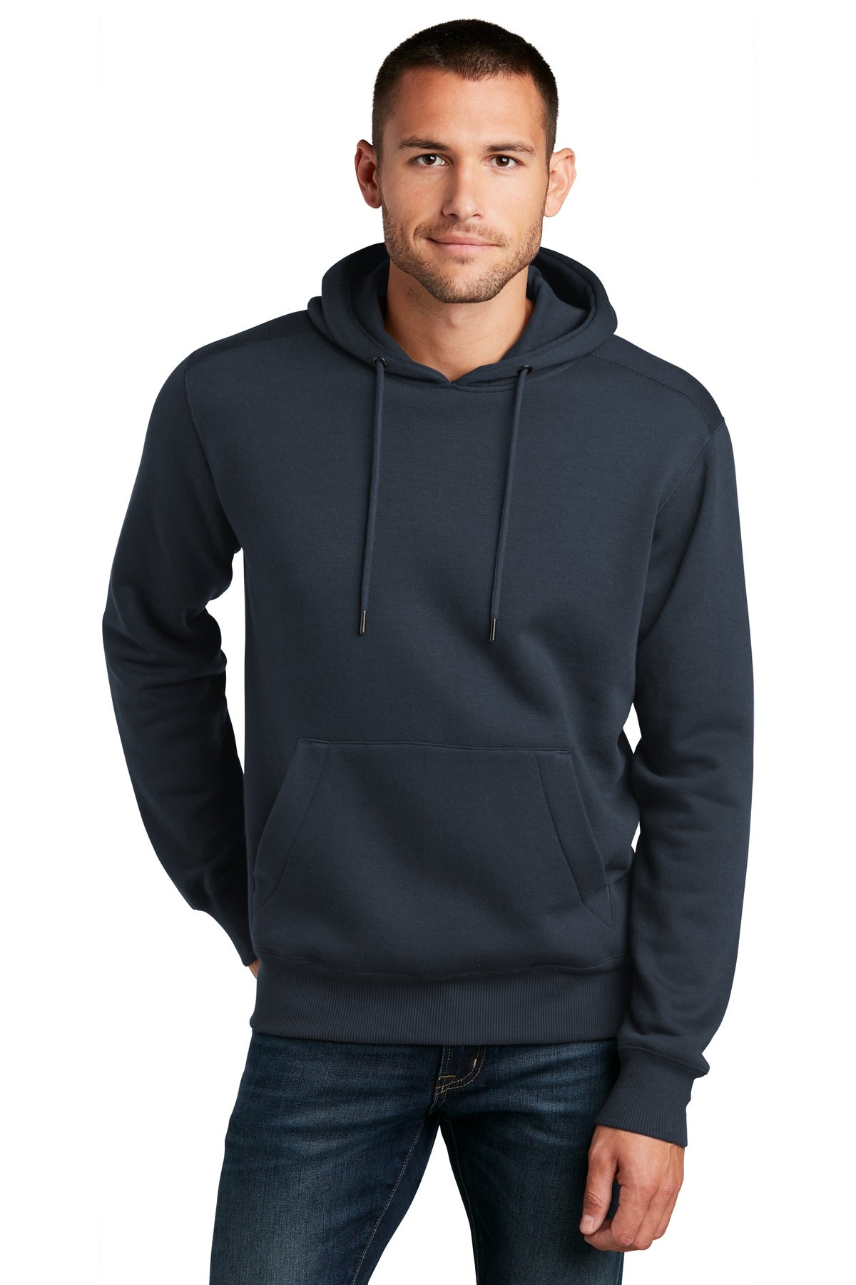 District  ®  Perfect Weight  ®  Fleece Hoodie DT1101 - New Navy