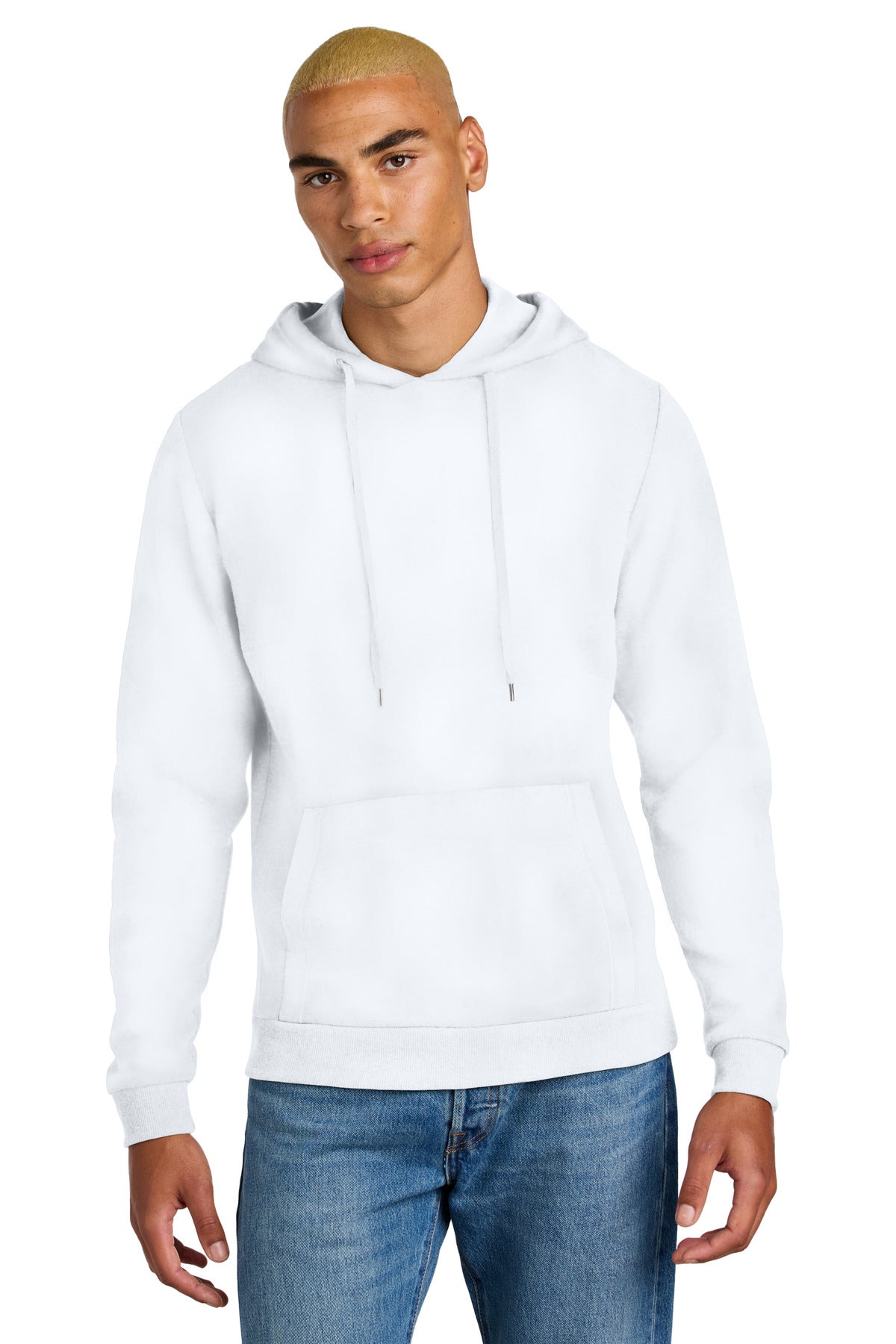 District ®  Perfect Tri ®  Fleece Pullover Hoodie DT1300 - White