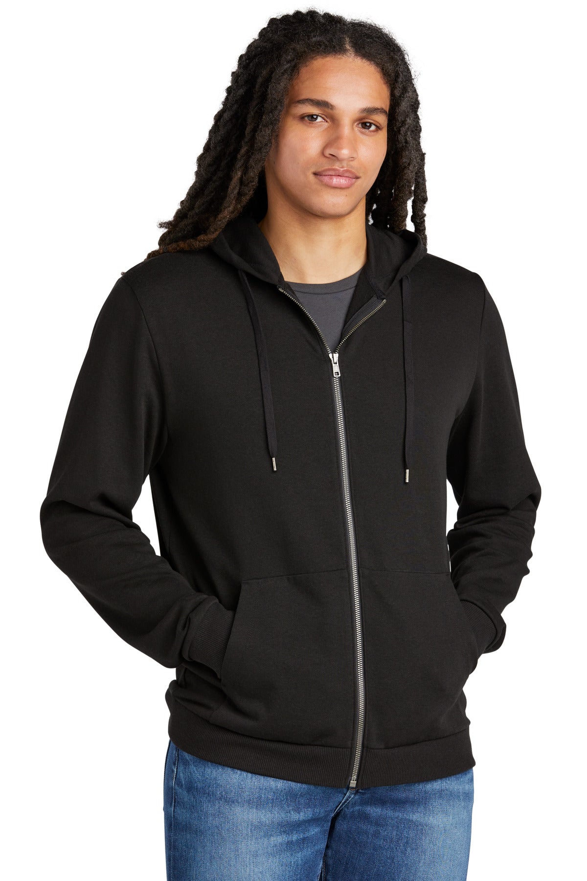 District® Perfect Tri® Fleece Full-Zip Hoodie DT1302