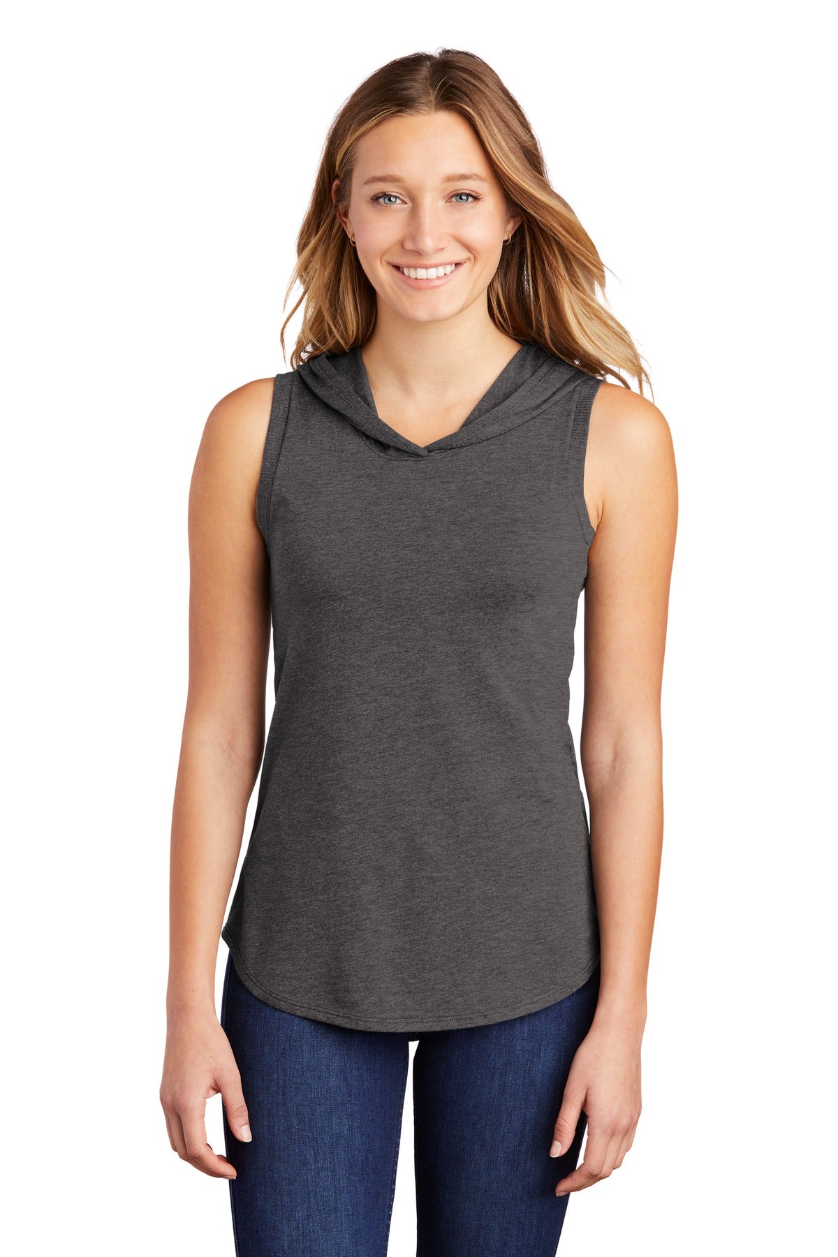 District ® Women's Perfect Tri ® Sleeveless Hoodie DT1375