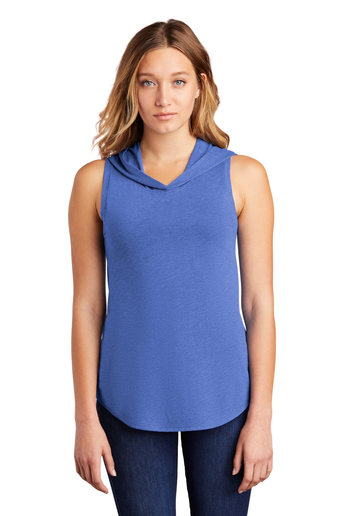 District ® Women's Perfect Tri ® Sleeveless Hoodie DT1375