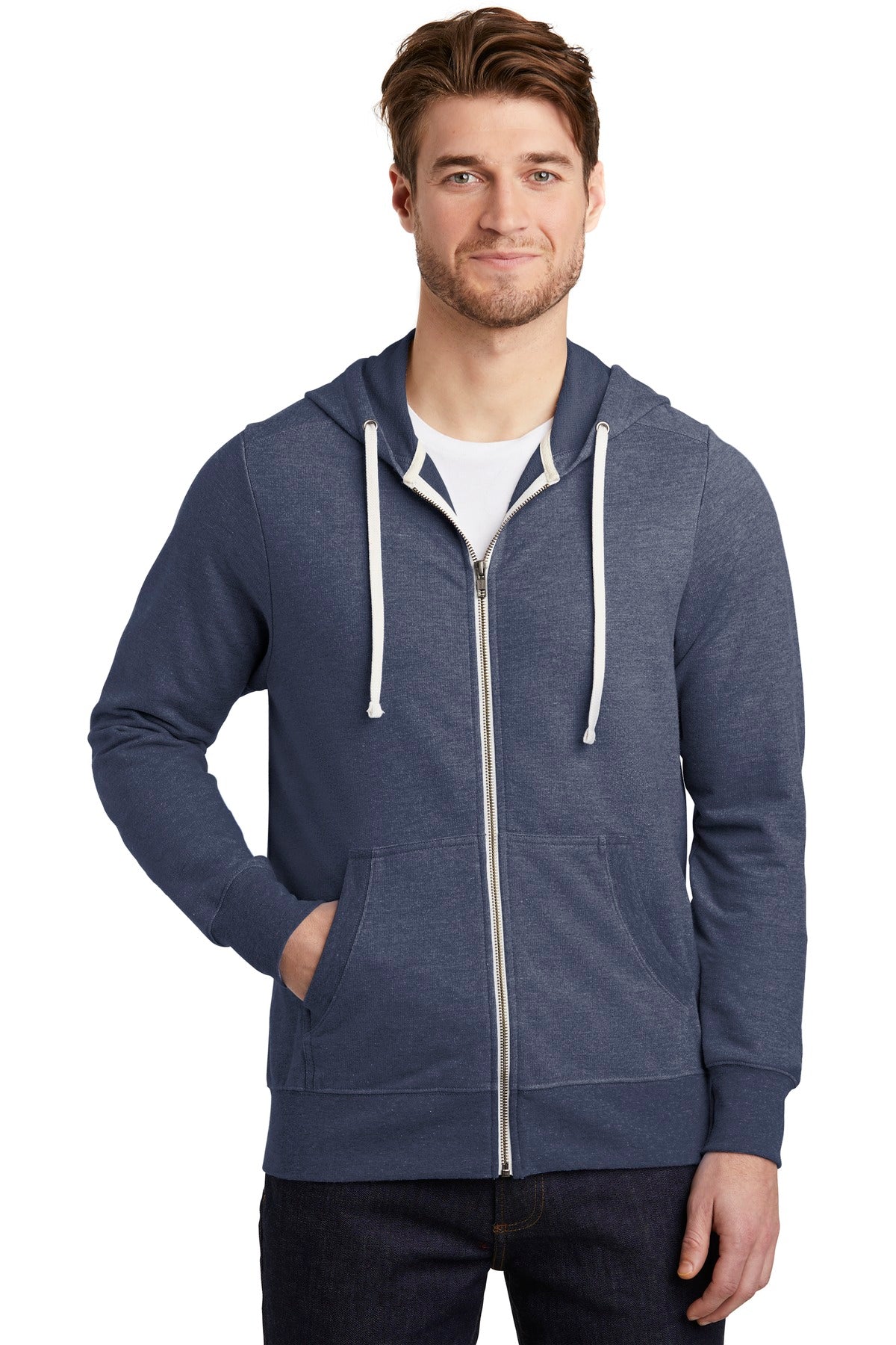 District ® Perfect Tri ® French Terry Full-Zip Hoodie. DT356