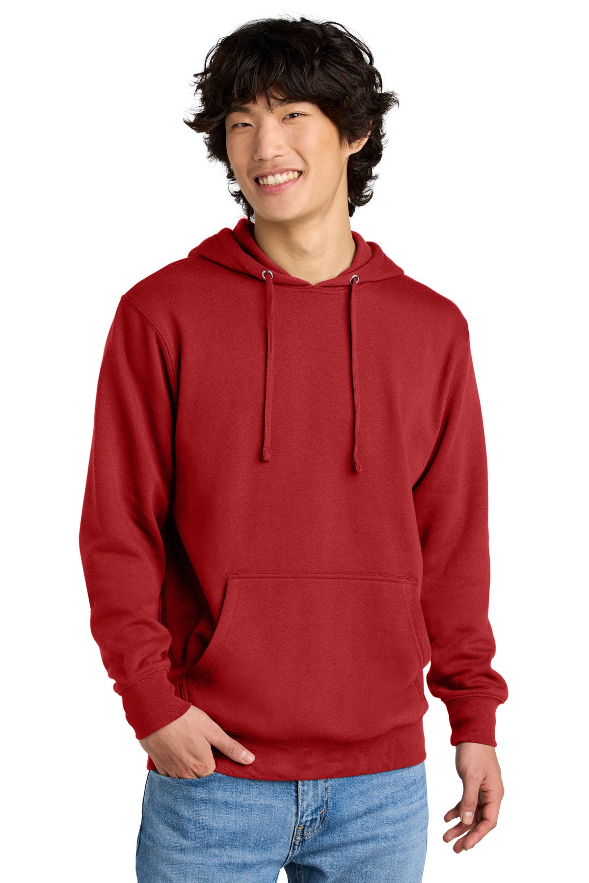 District® V.I.T.™Fleece Hoodie DT6100 - Classic Red