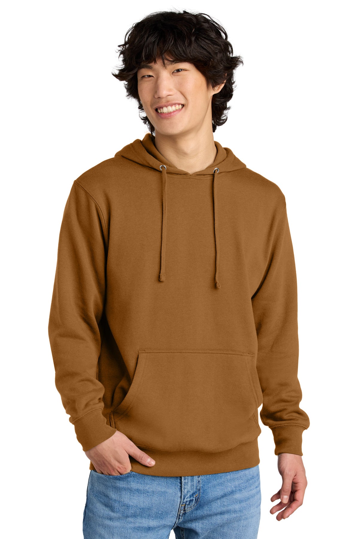 District® V.I.T.™Fleece Hoodie DT6100 - Duck Brown