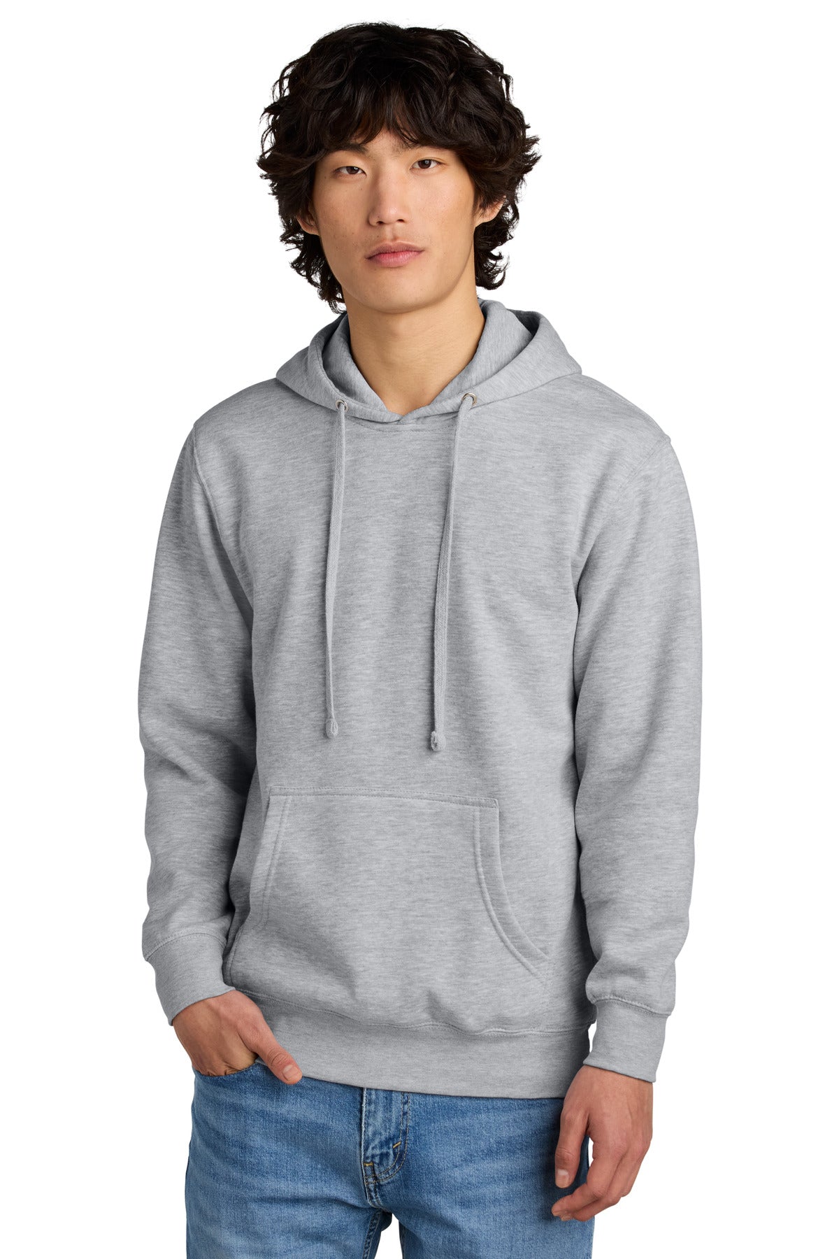 District® V.I.T.™Fleece Hoodie DT6100 - Light Heather Grey