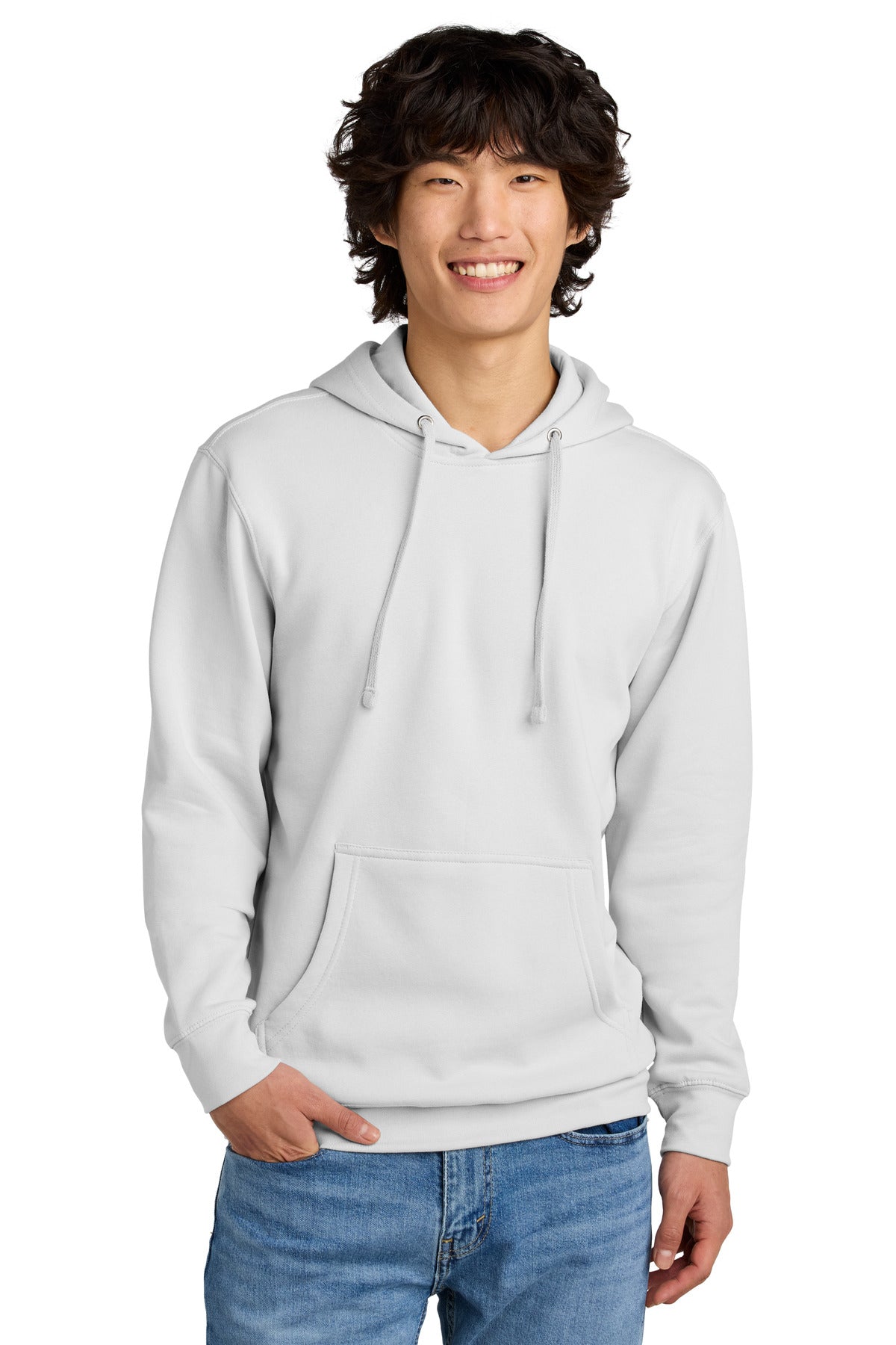 District® V.I.T.™Fleece Hoodie DT6100 - White Smoke