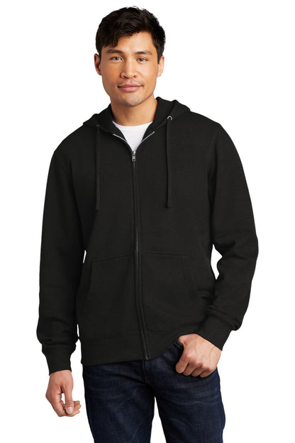 District® V.I.T.™Fleece Full-Zip Hoodie DT6102 - Black