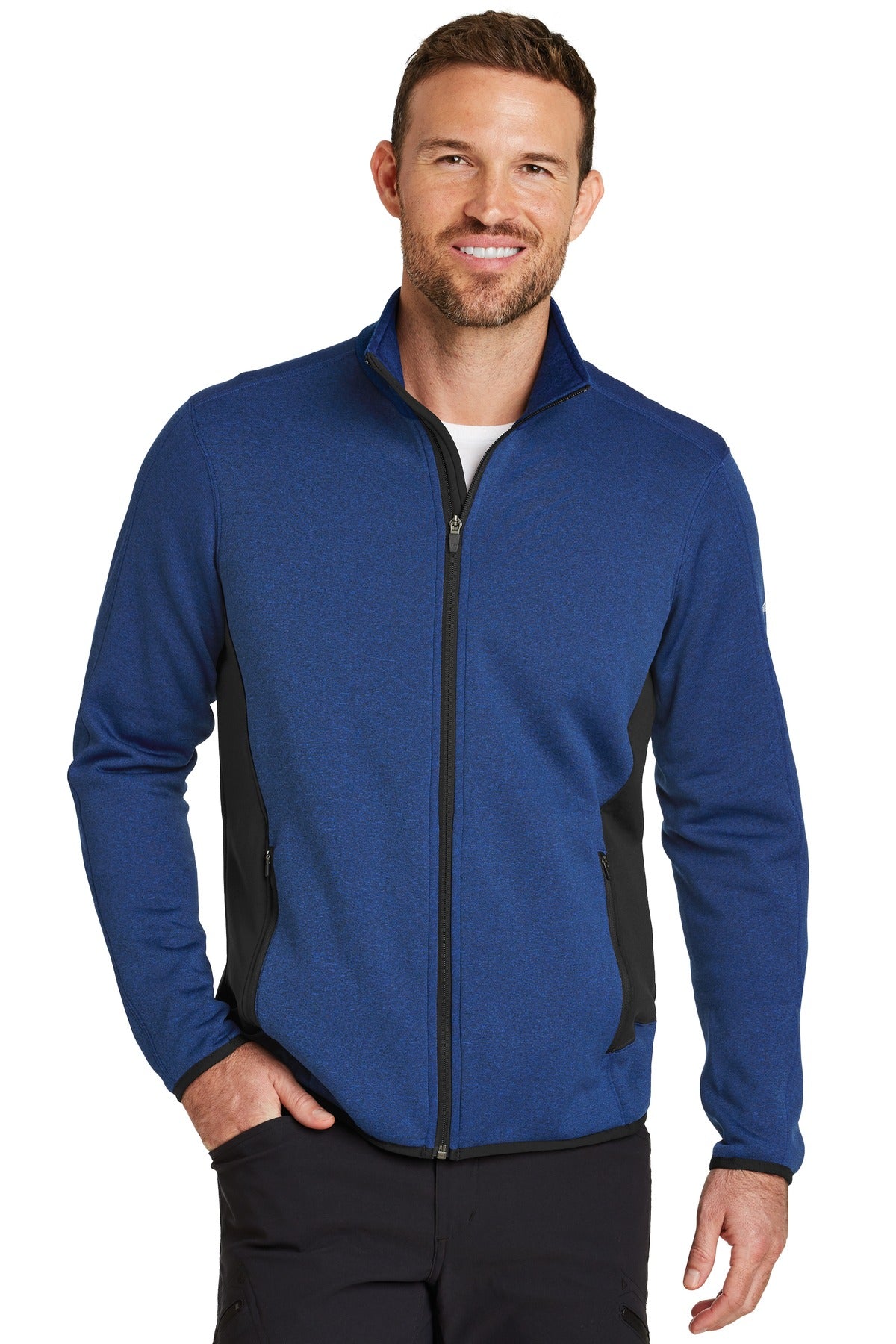 Eddie Bauer ®  Full-Zip Heather Stretch Fleece Jacket. EB238