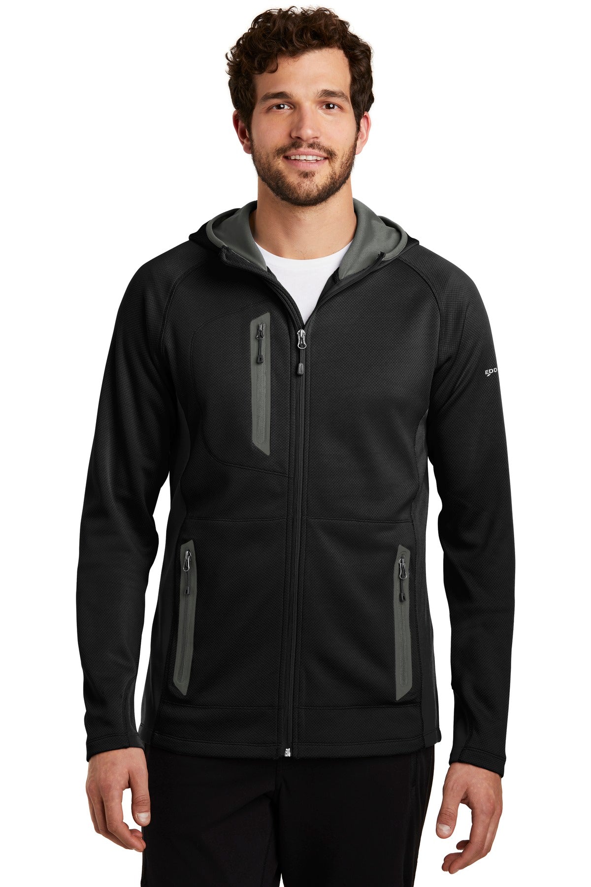 Eddie Bauer  ®  Sport Hooded Full-Zip Fleece Jacket. EB244