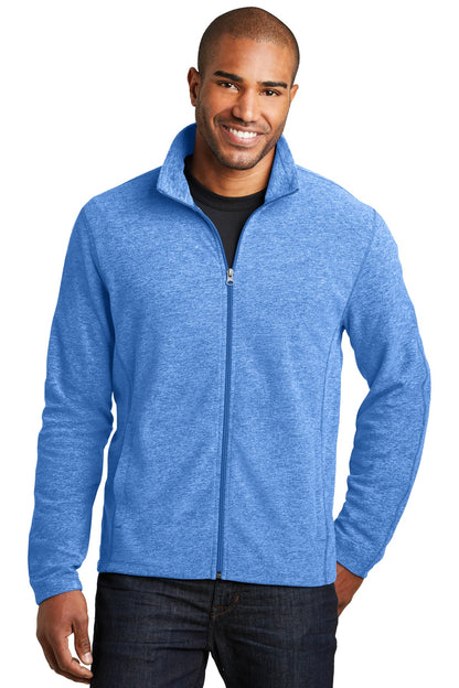 Port Authority ®  Heather Microfleece Full-Zip Jacket. F235