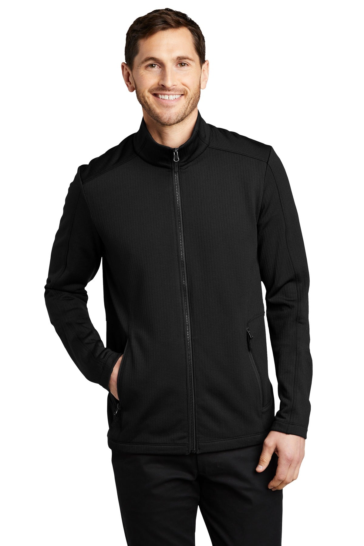 Port Authority  ®  Grid Fleece Jacket. F239