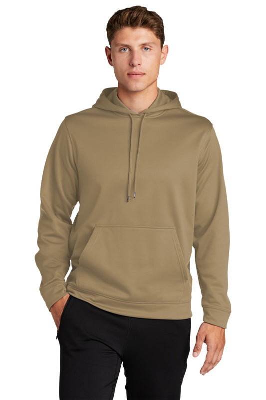 Sport-Tek ®  Sport-Wick ®  Fleece Hooded Pullover.  F244 - Coyote Brown