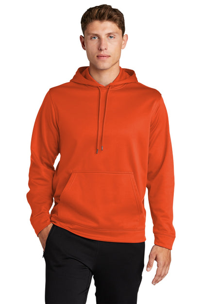 Sport-Tek ®  Sport-Wick ®  Fleece Hooded Pullover.  F244 - Deep Orange