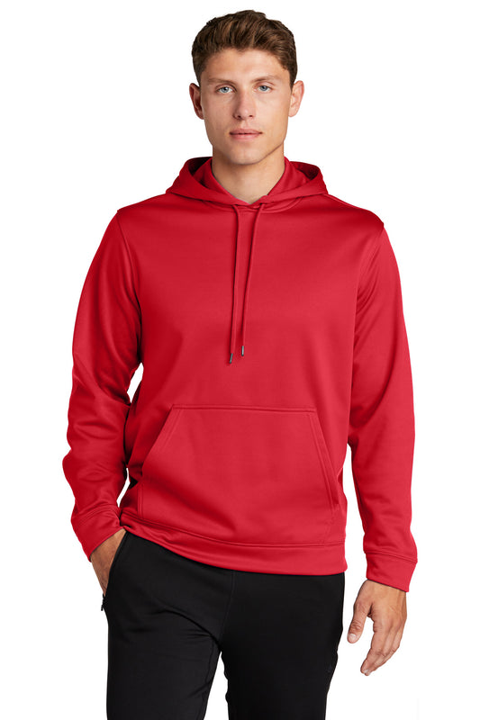 Sport-Tek ®  Sport-Wick ®  Fleece Hooded Pullover.  F244 - Deep Red