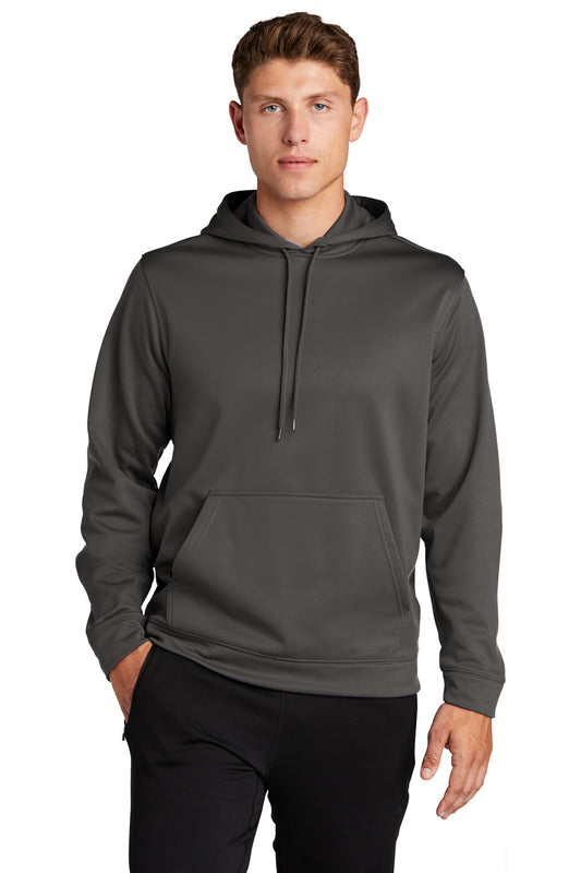 Sport-Tek ®  Sport-Wick ®  Fleece Hooded Pullover.  F244 - Iron Grey