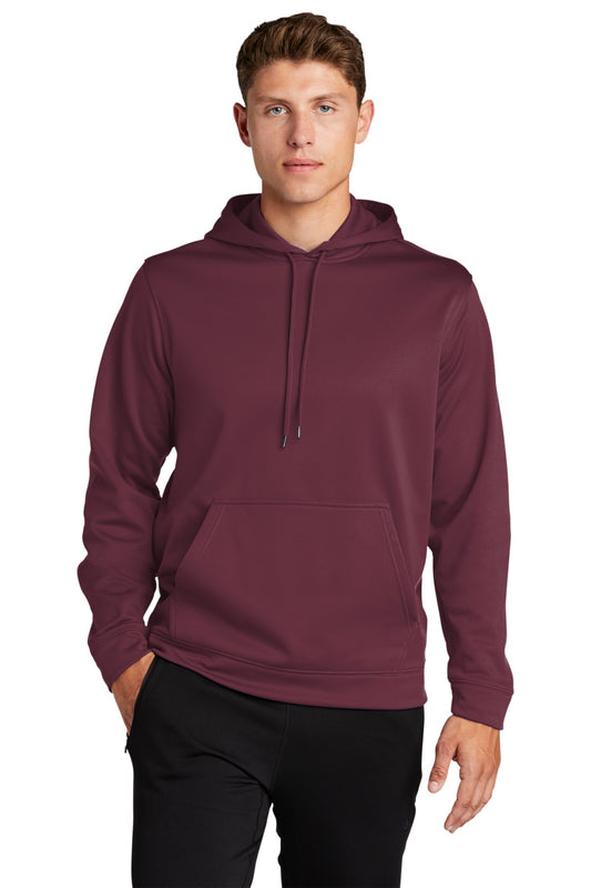 Sport-Tek ®  Sport-Wick ®  Fleece Hooded Pullover.  F244 - Maroon