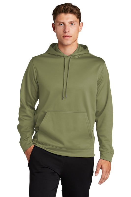 Sport-Tek ®  Sport-Wick ®  Fleece Hooded Pullover.  F244 - Olive Drab Green