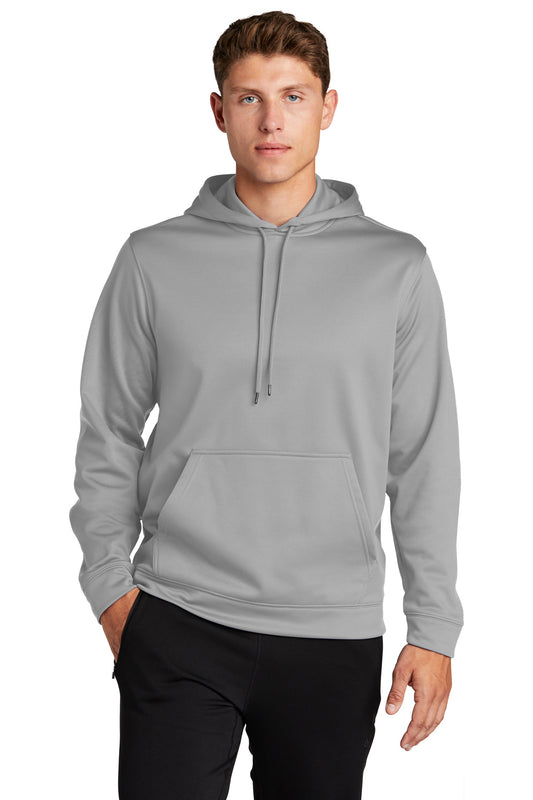 Sport-Tek ®  Sport-Wick ®  Fleece Hooded Pullover.  F244 - Silver