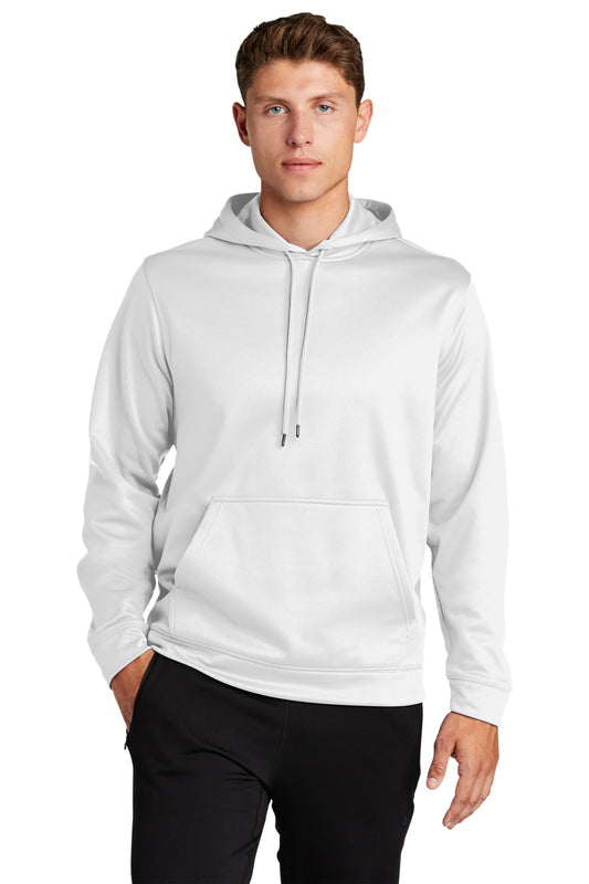 Sport-Tek ®  Sport-Wick ®  Fleece Hooded Pullover.  F244 - White