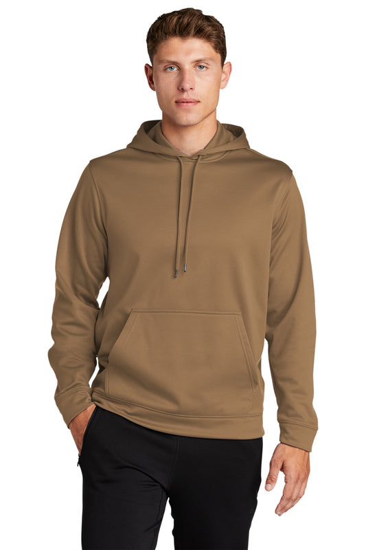 Sport-Tek ®  Sport-Wick ®  Fleece Hooded Pullover.  F244 - Woodland Brown