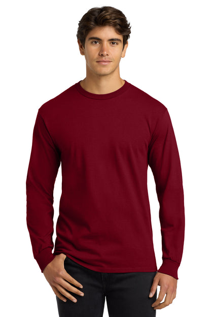 Gildan ®  - Ultra Cotton ®  100% US Cotton Long Sleeve T-Shirt.  G2400 - Cardinal Red