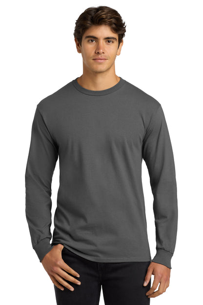 Gildan ®  - Ultra Cotton ®  100% US Cotton Long Sleeve T-Shirt.  G2400 - Charcoal