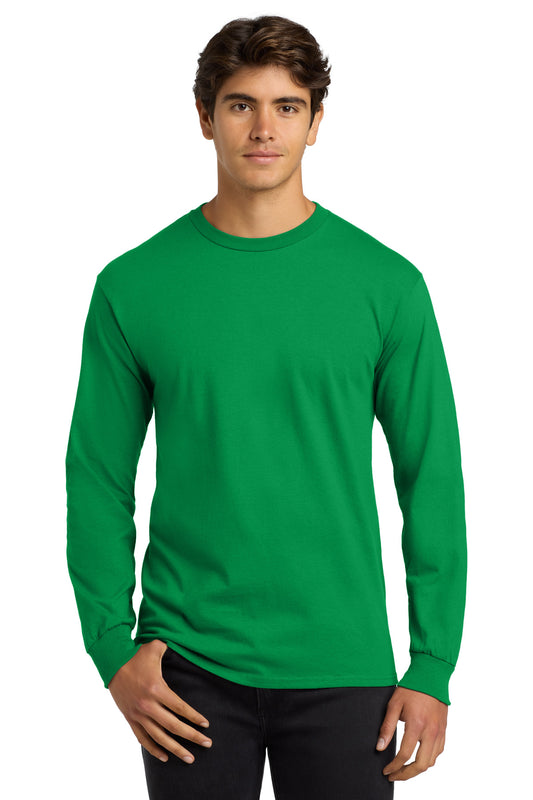 Gildan ®  - Ultra Cotton ®  100% US Cotton Long Sleeve T-Shirt.  G2400 - Irish Green