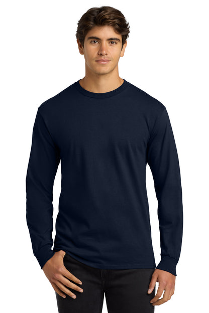 Gildan ®  - Ultra Cotton ®  100% US Cotton Long Sleeve T-Shirt.  G2400 - Navy