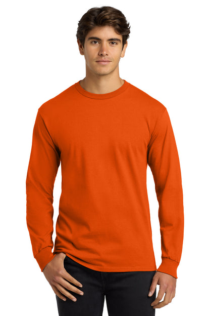 Gildan ®  - Ultra Cotton ®  100% US Cotton Long Sleeve T-Shirt.  G2400 - Orange