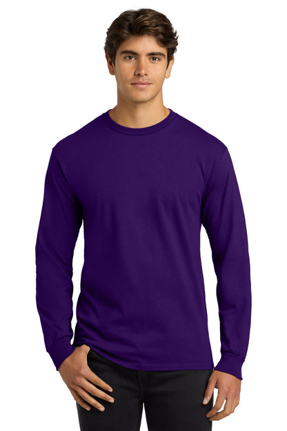 Gildan ®  - Ultra Cotton ®  100% US Cotton Long Sleeve T-Shirt.  G2400 - Purple