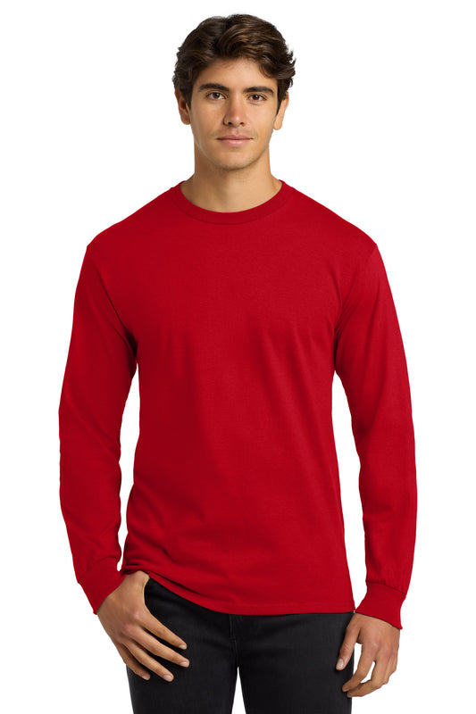 Gildan ®  - Ultra Cotton ®  100% US Cotton Long Sleeve T-Shirt.  G2400 - Red