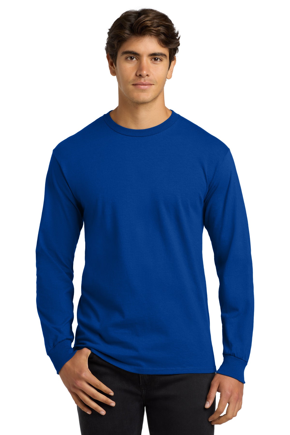 Gildan ®  - Ultra Cotton ®  100% US Cotton Long Sleeve T-Shirt.  G2400 - Royal