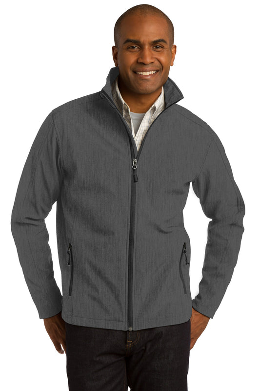 Port Authority ®  Core Soft Shell Jacket. J317 - Black Charcoal Heather