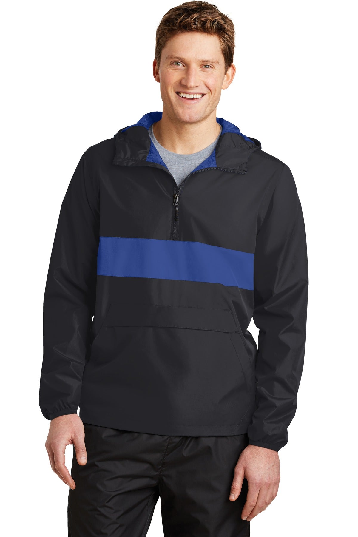 Sport-Tek ®  Zipped Pocket Anorak. JST65