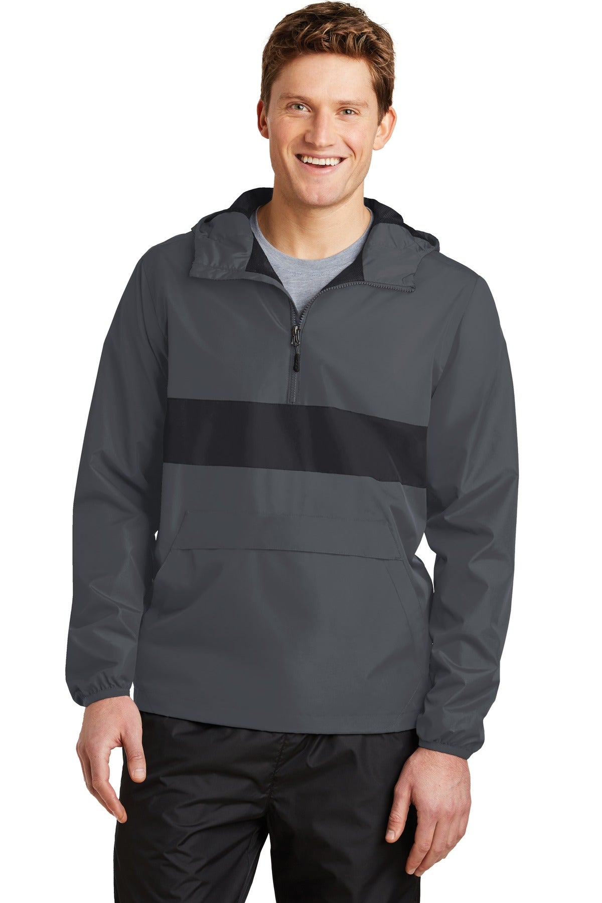 Sport-Tek ®  Zipped Pocket Anorak. JST65