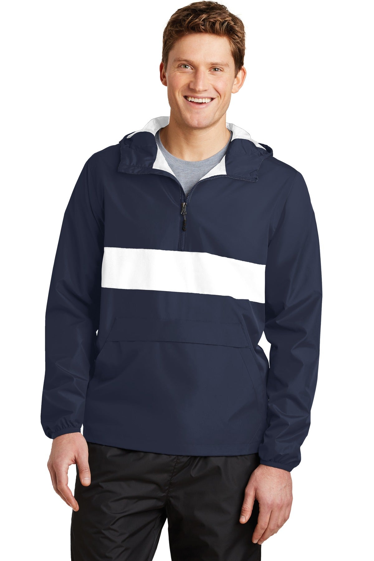 Sport-Tek ®  Zipped Pocket Anorak. JST65